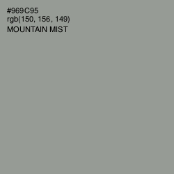 #969C95 - Mountain Mist Color Image